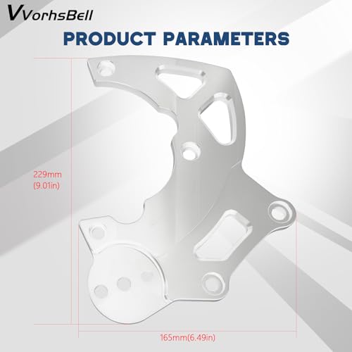 VVORHSBELL LS Swap R4 AC Compressor Bracket Kit Mount A/C Brackets Compatible with LSX, LS2 LS3 LS6 LQ4 LQ9 L92 L99 Vortec Trucks/SUVs GM R4 Compressor 1988-1995, LS3/L99 Camaro Crankshaft Pulley with Belt - Image 4