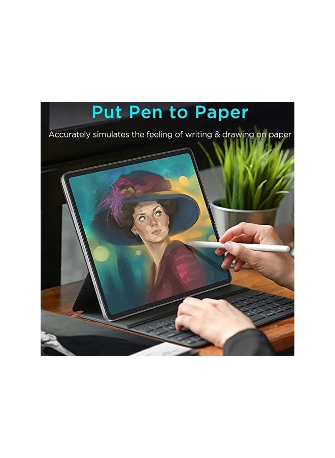 erorex (2Pcs) Tablet Paper Film Compatible for Xiaomi Pad 6/6 Pro Screen Protector (11" 2023 release) Like Paper Write Draw Soft Film Anti-Scratch No-Bubble (Transparent) - Image 4