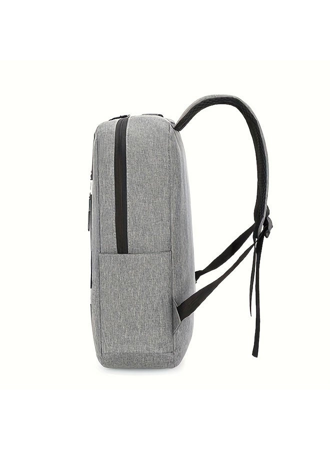 WINEENEE 3-in-1 USB Charging Oxford Backpack Set - Multi-Functional Laptop Bag + Crossbody Sling + Coin Pouch for Hiking, Travel & Office Commute (Men/Women) - Image 3