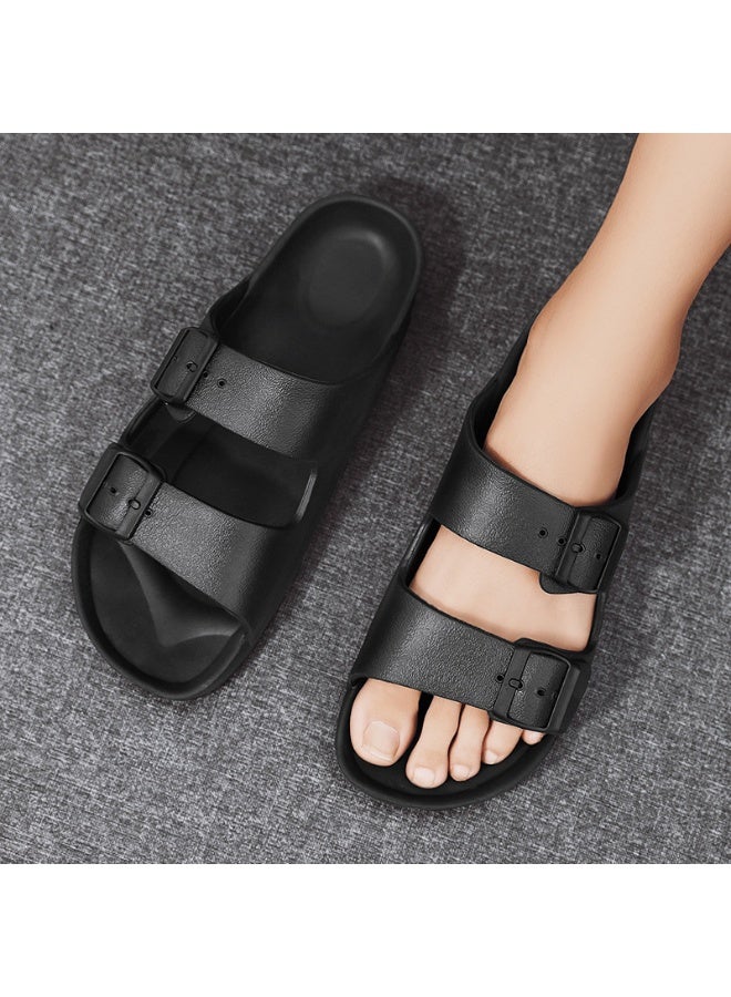 NIBEMINENT Casual Fashionable Men's Slippers Summer Home Use One-Piece Cool Slippers Men's Classic Moccasins - Image 3