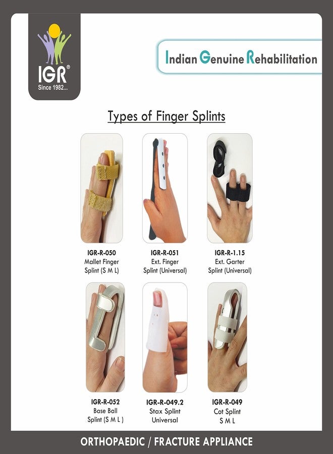 IGR جبيرة إصبع على شكل ضفدع | جبيرة إصبع على شكل ضفدع للرجال والنساء لتثبيت الأصابع المصابة، مع حشوة مريحة - قطعة واحدة - Image 4