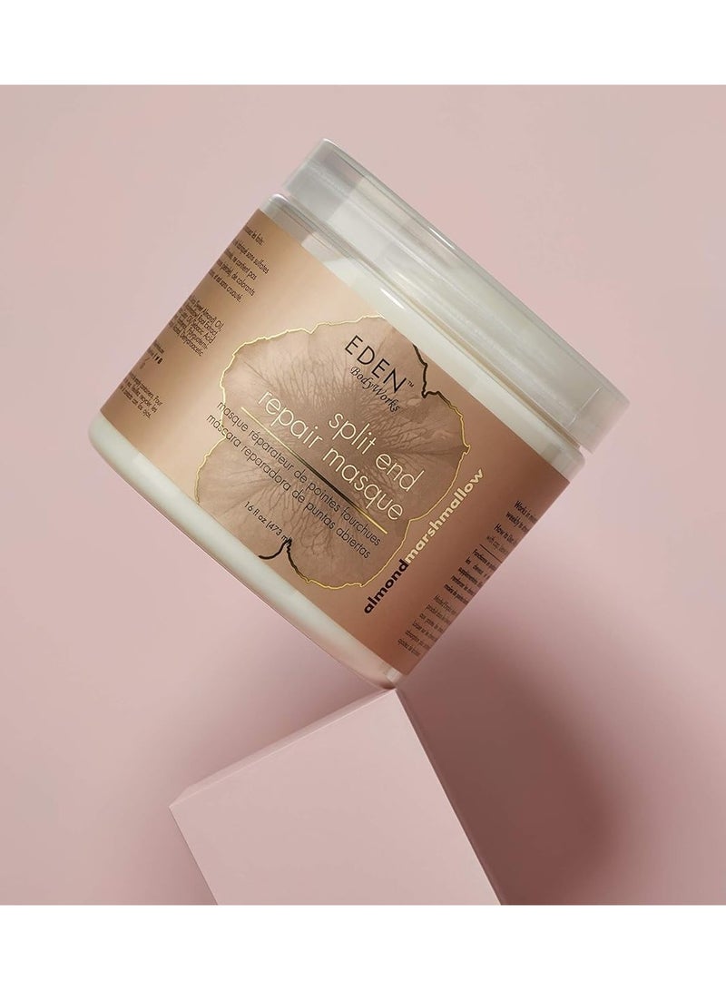 eden bodyworks EDN ALMOND MARSHMALLOW SPLIT END REPAIR MASQUE 16oz - Image 2