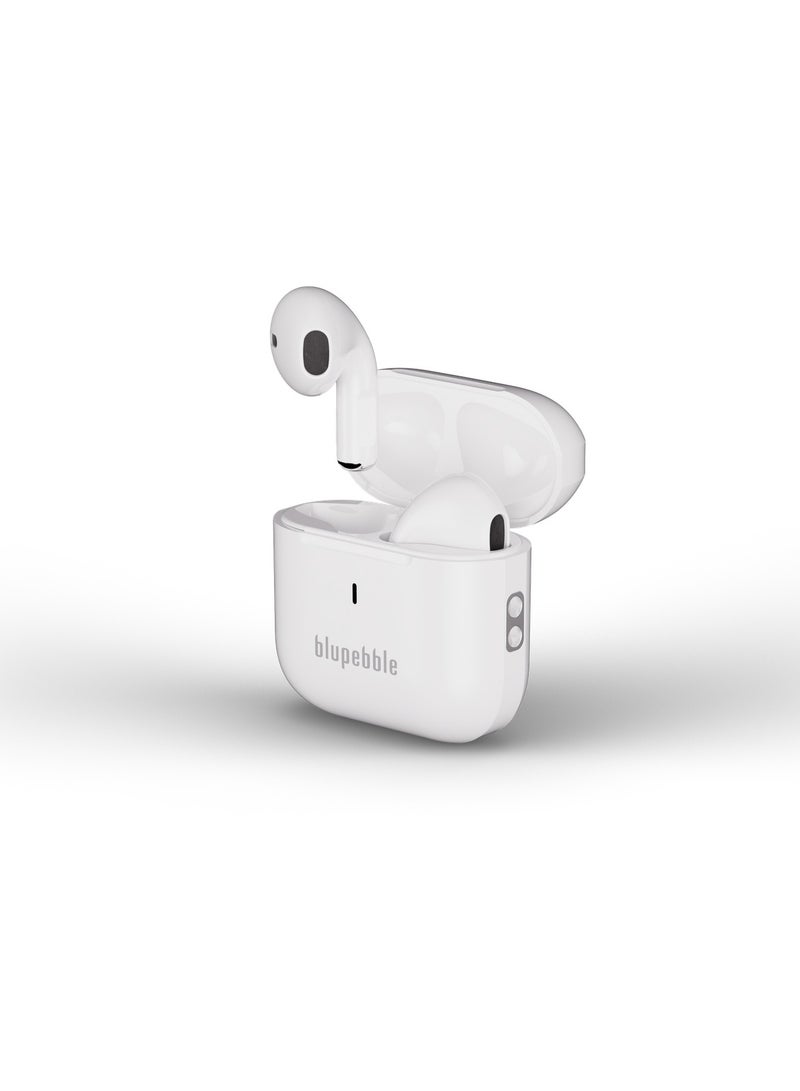 Blupebble Tuneflow True Wireless Earbuds - White - Image 1
