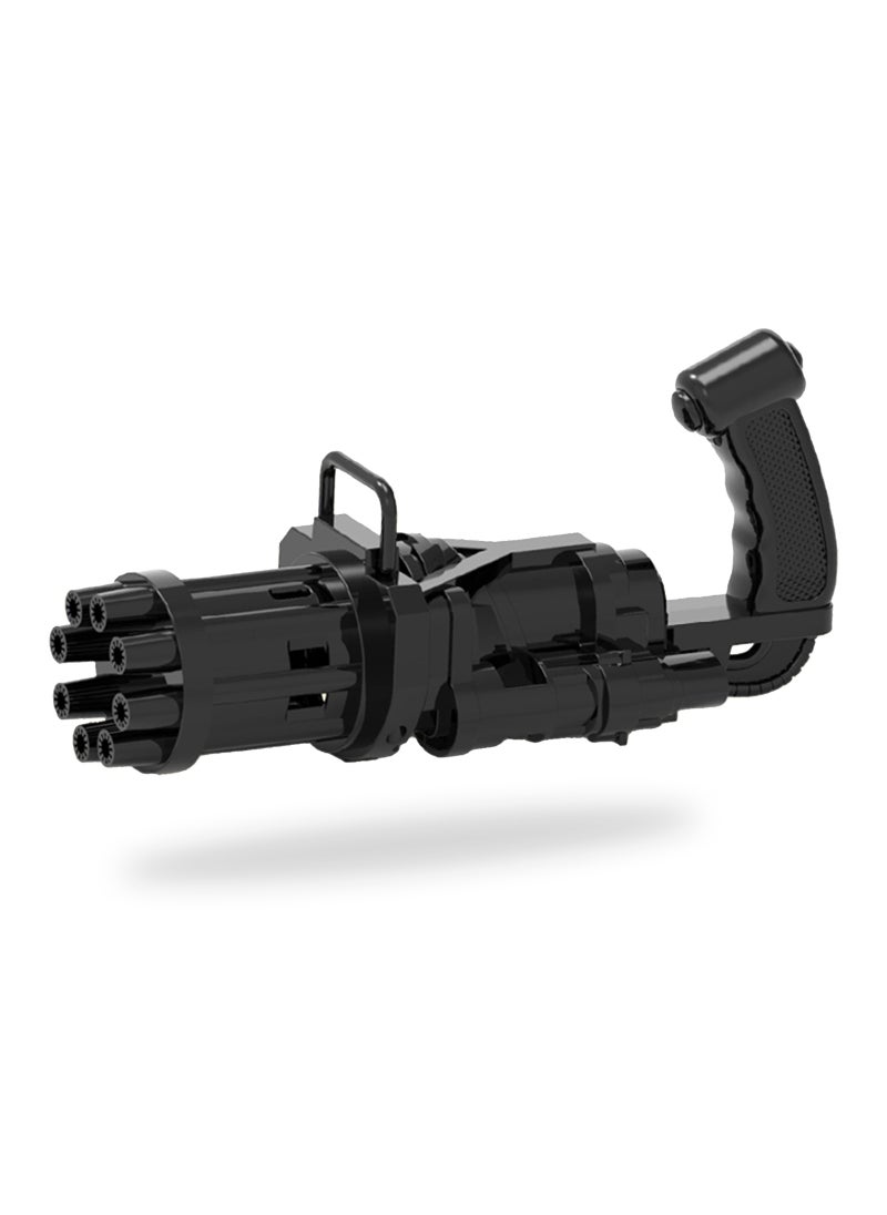 Little Story - 8 Holes Bubble Machine Kids Gun  - Black - Image 1