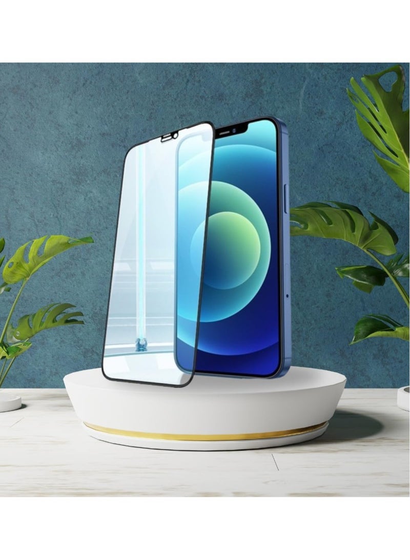 ELTRAZONE D-Pro Privacy Balck Glass designed for iPhone 15 Pro MAX, Premium Tempered Glass - Case Friendly with Sensor Protection and 9H Scratch Proof Hardness and Edge to Edge Proyection - Image 4