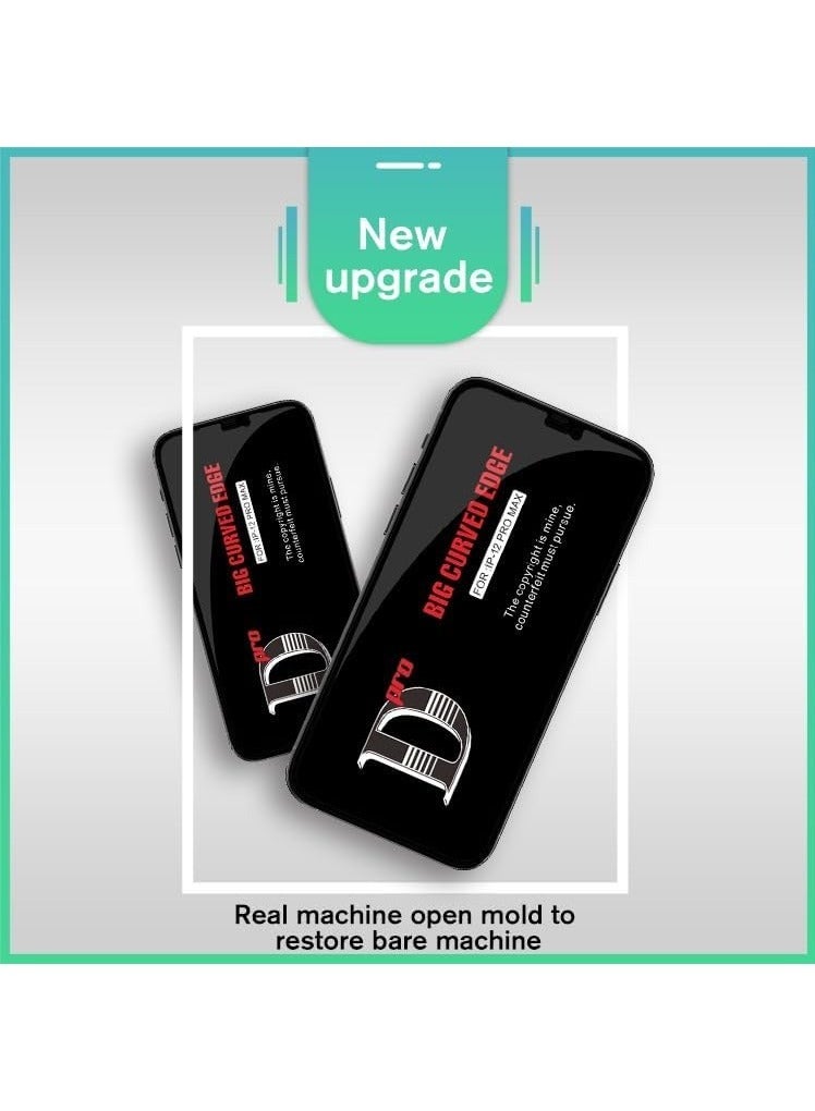 ELTRAZONE D-Pro Privacy Balck Glass designed for iPhone 15 Pro MAX, Premium Tempered Glass - Case Friendly with Sensor Protection and 9H Scratch Proof Hardness and Edge to Edge Proyection - Image 5