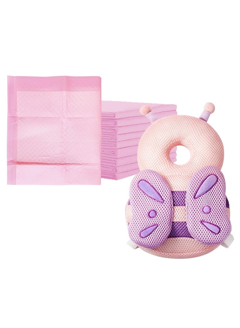 STAR BABiES Pack of 2 (10pcs Disposable Changing Mats + Baby Head Support) - Image 2