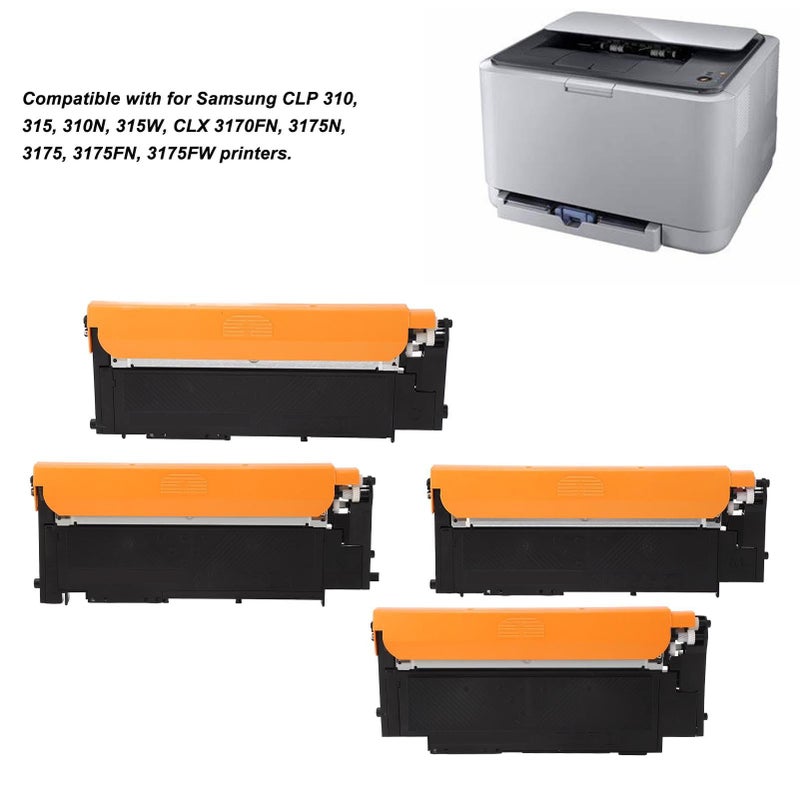 4PCS High Yield Compatible Toner Cartridge Set CLT K C Y M 409S for CLP CLX Series - Image 3