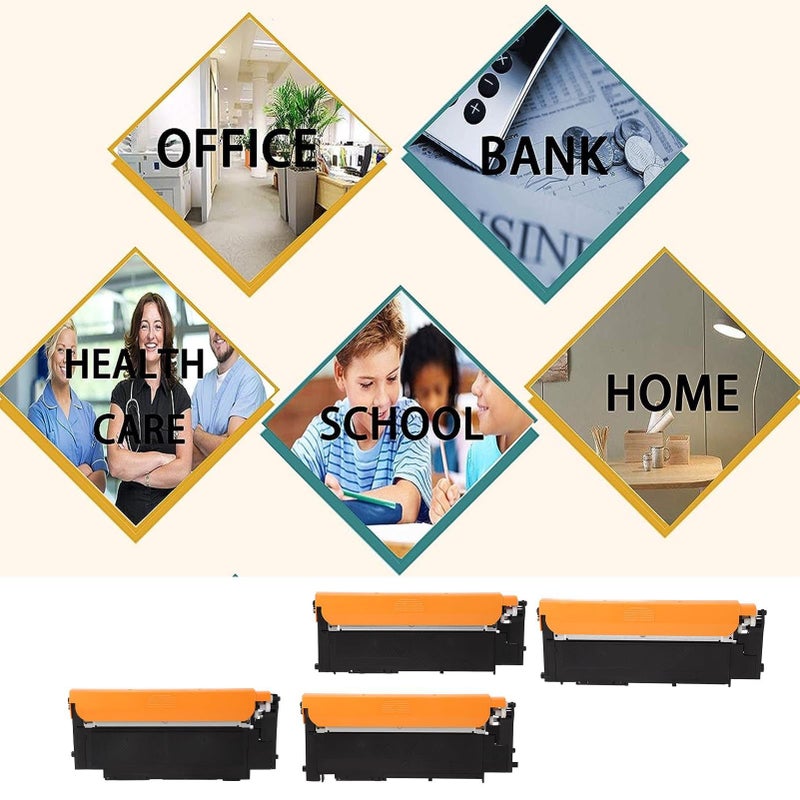 4PCS High Yield Compatible Toner Cartridge Set CLT K C Y M 409S for CLP CLX Series - Image 4