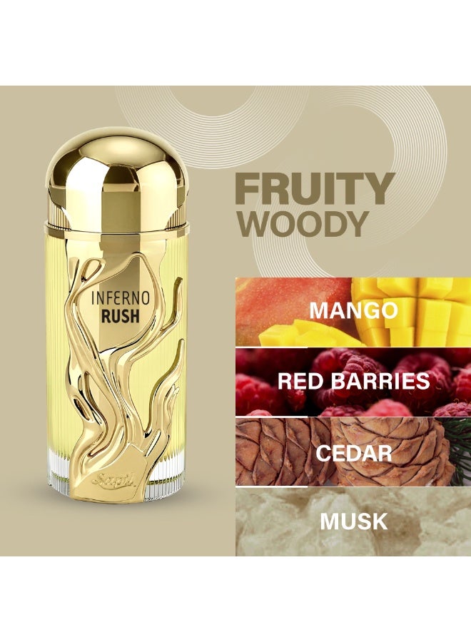 sapil Inferno Rush Eau De Parfum 100ml by Sapil - Image 5