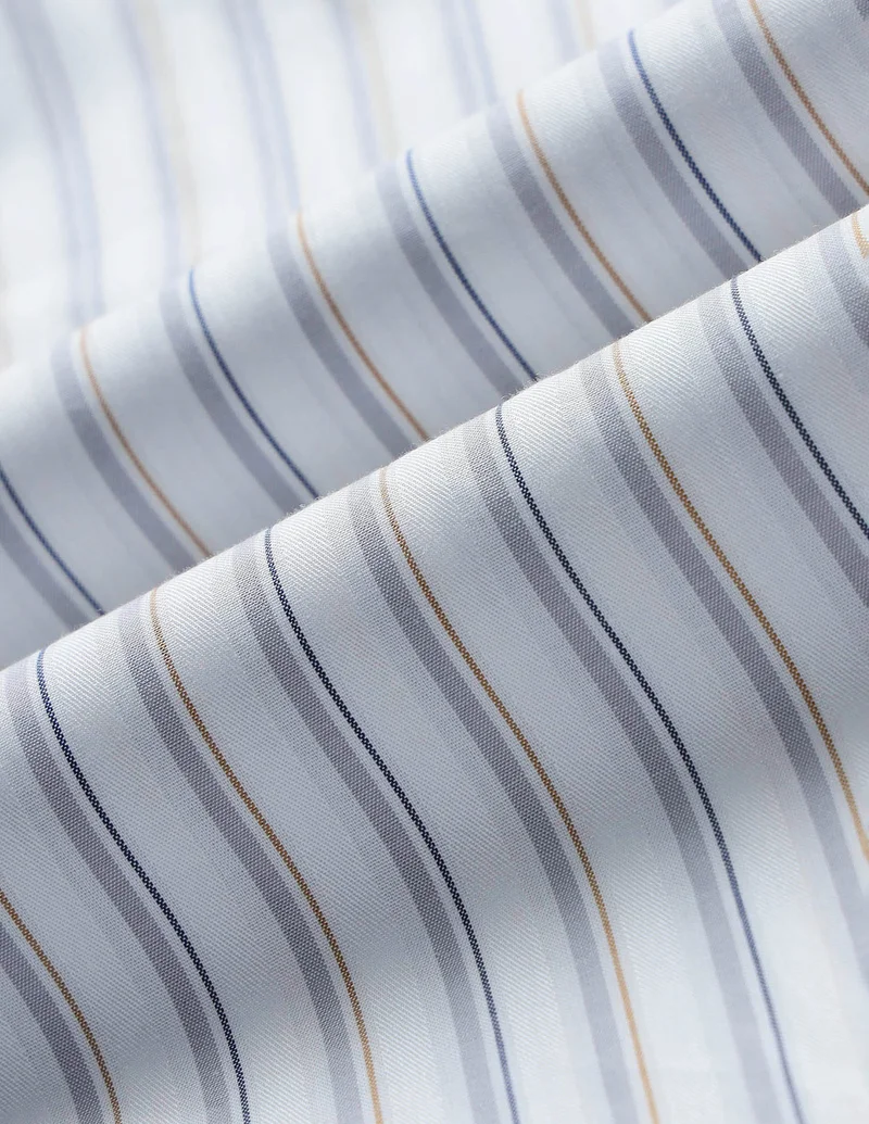 Arrow Liberty Classic Fit Vertical Striped Shirt