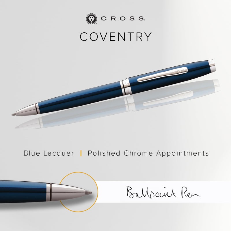 Cross Coventry Blue Lacquer Ballpoint Pen - Image 3