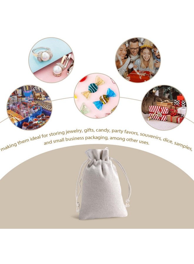 VGOODALL 26PCS Drawstring Pouch Bags, Sachet Bags 3 x 4 Inch Coffee Tea Brew Bags for Party Wedding Home Supplies - Image 4