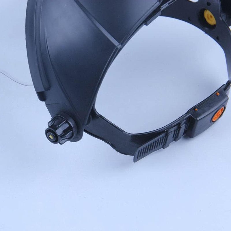 klarakoUniversal Professional Headwear AntiklarakoFog Welding Grinding Shield AntiklarakoDust SplashklarakoProof Raisable Wide Visor Grinding Paint klarakoYellow+White - Image 2