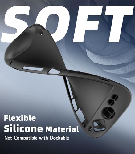 Moko Silicone Protective Case for Nintendo Switch 2 (2025) - Soft Flexible Skin Cover | Ergonomic Grip, Shock-Absorption & Anti-Scratch, Black (Non-Dockable) - Image 2