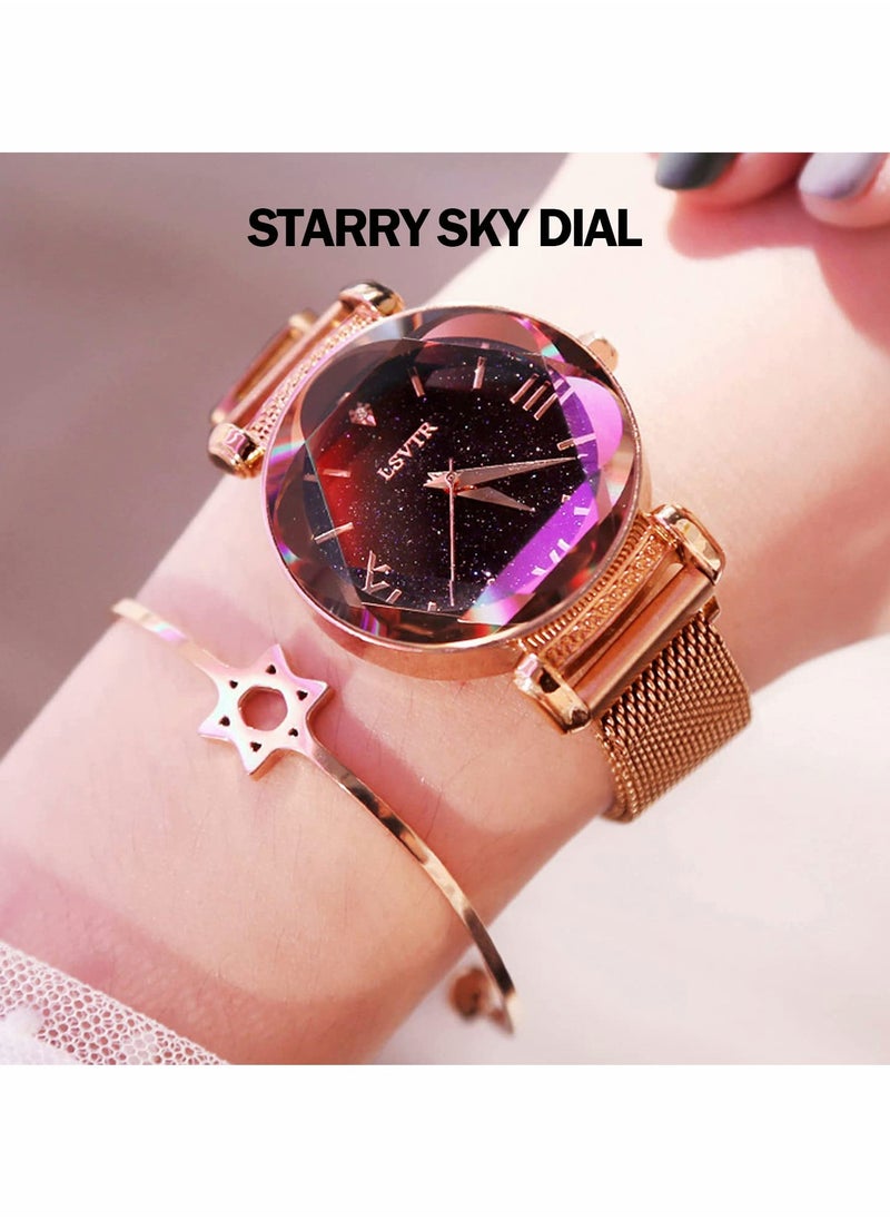 Women Watches Luxury Starry Sky Women's Wrist Watches for Magnetic Strap - pzsku/ZDBFEFF8B6AF327ED5A84Z/45/_/1695823089/496c9361-a363-4d41-a189-d44d1d7b55c8