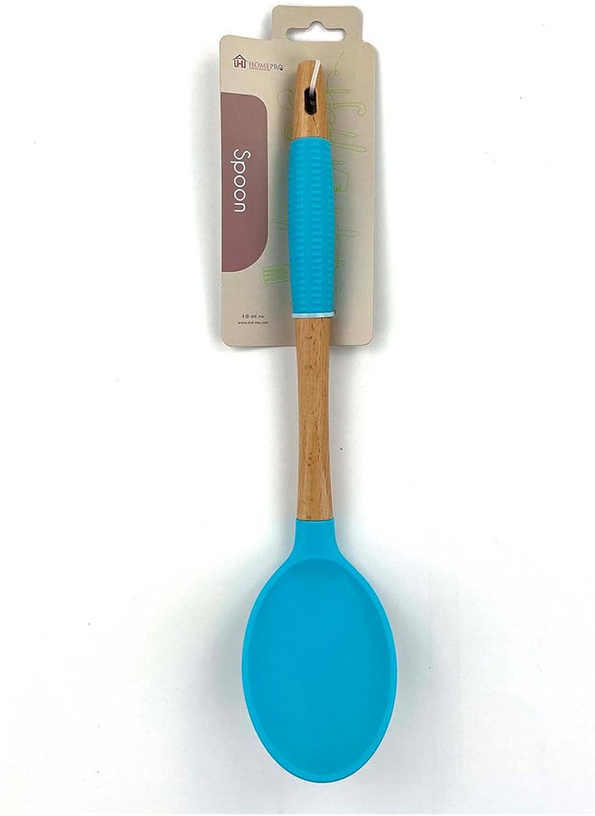 Home Pro Home Pro Cooking Spoon Silicon Head Assorted Color  - Image 1