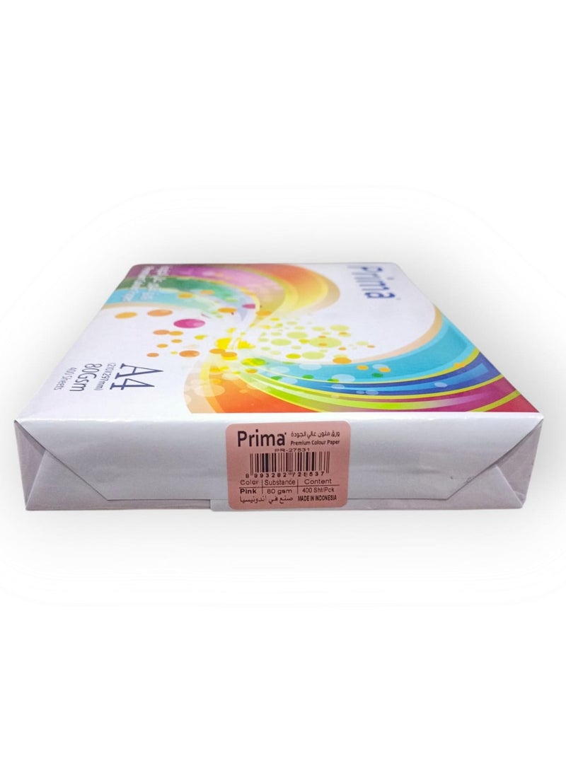 PREMA 400-Sheets Color Copy Paper Pink  - Image 2