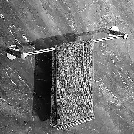 Sundry Towel Rod Chrome Finish 24 inch 1 Bar Towel Rod (Stainless Steel) 24 inch 1 Bar Towel Rod (Steel Pack of 1) 5 Year WARRNTY - Image 3