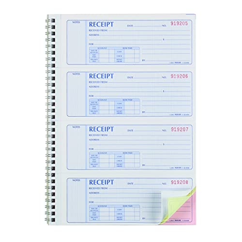 Rediform Formguard Money Receipt Book, 2.75 x 7 Inch, 4x100 Receipts (8L808R) - Image 3