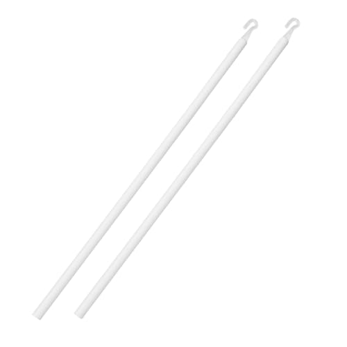 Cansybil 2 Set 24Inch Blind Wand Replacement with Hooks, Curtain Rod Replacement with Handles and Hooks, Curtain Pull Rod Wand - Image 1
