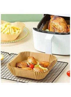 Cool Baby Style 50 Sheets Air Fryer Disposable Baking Sheets, Air Fryer Paper Trays  - Image 4