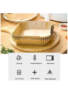Cool Baby Style 50 Sheets Air Fryer Disposable Baking Sheets, Air Fryer Paper Trays  - Image 3