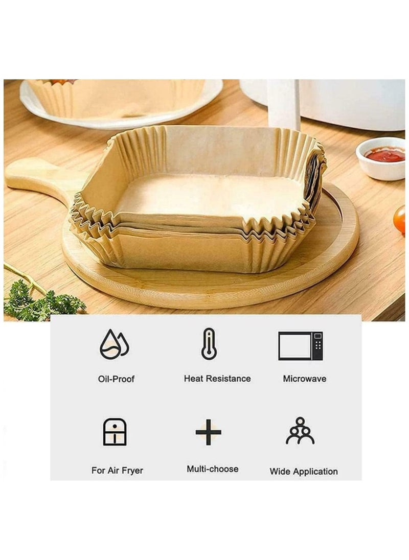 Cool Baby Style - 50 Sheets Air Fryer Disposable Baking Sheets, Air Fryer Paper Trays - Image 1