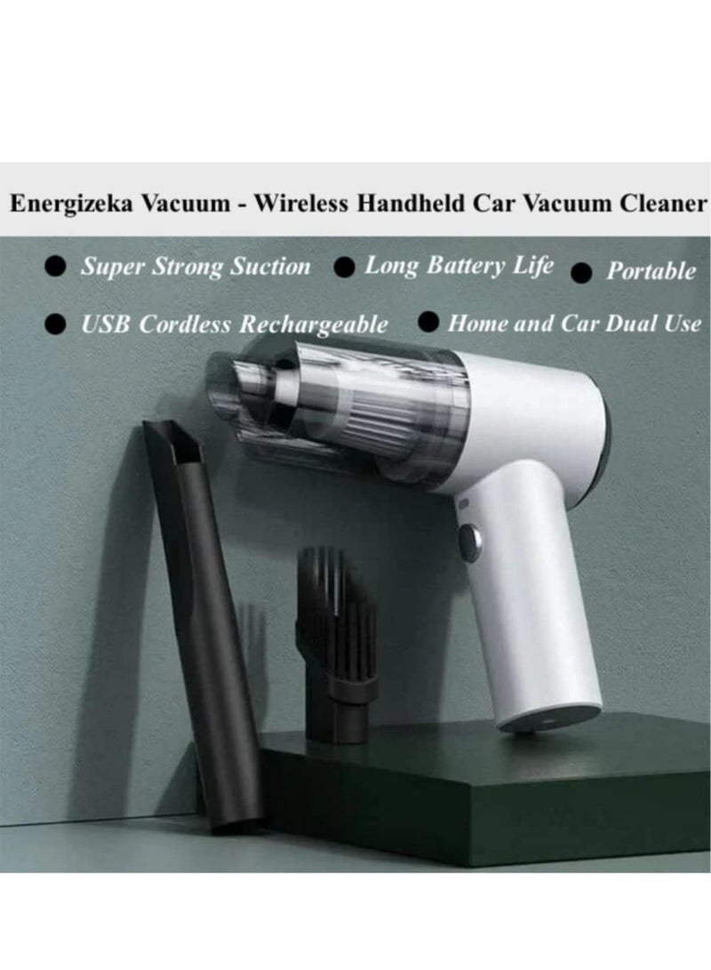 Wireless Handheld Car Vacuum Cleaner, Car Vacuum, Car Vacuum Cleaner High Power Cordless Rechargeable, Mini Car Vacuum Cleaner, Portable Vacuum Cleaner for Car Home Office - Image 5