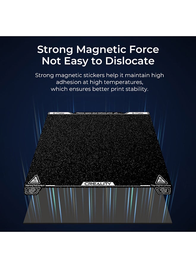 Creality K1 Max PEI Build Plate Kit 315*310mm with Excellent Heat Resistance Easy Model Removal High Strength & Wear Resistance Suitable for FDM 3D Printers with 315x310mm