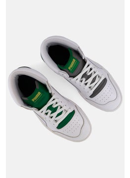 PUMA Kids Boy Lace Up Outdoor Shoes, White Combo  - Image 4