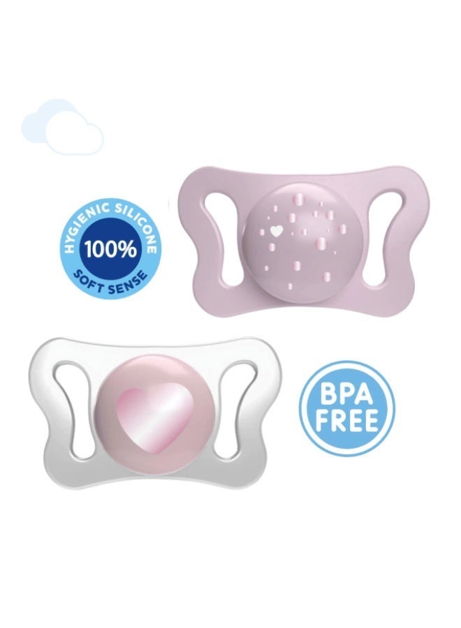 Chicco PhysioForma Micro Pacifier 0–2 Months, Supports Baby’s Breathing, BPA-Free Silicone, Extra Small and Lightweight Soother for Newborns - Image 2
