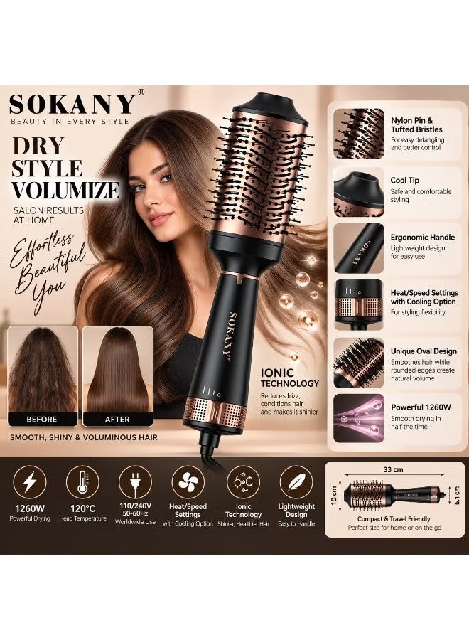 sokany SK-1914N Hot Air Comb 1260W - Image 4