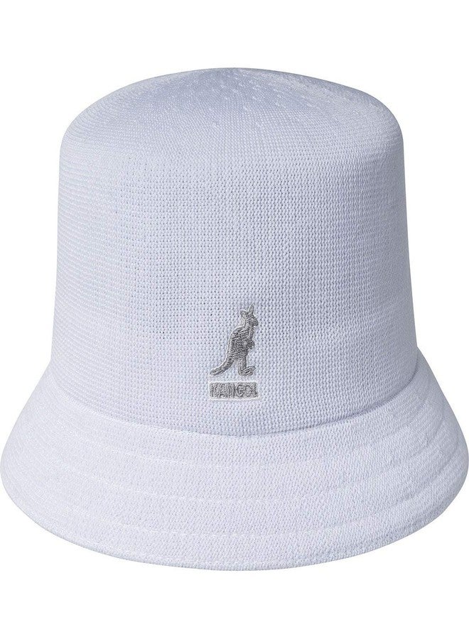 KANGOL قبعة كانغول تروبيك بن بيضاء، كبيرة - Image 1