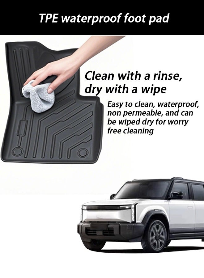 Generic Car floor mat, suitable for icar 03 car floor mat, 2024 model, all-weather wear-resistant, anti slip, environmentally friendly washable, high-end floor mat. goodcar  - Image 3