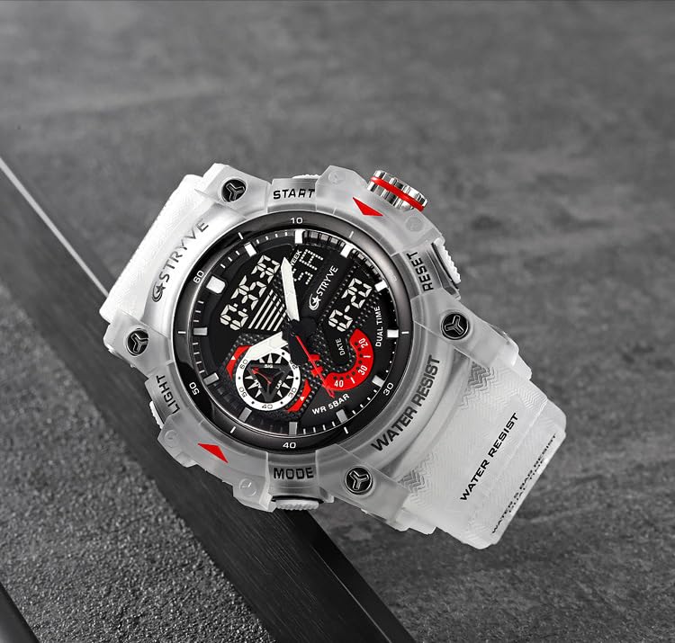 Gosasa Men's Watches Multi Function Military S-Shock Sports Watch LED Digital Waterproof Alarm Watches - Image 3