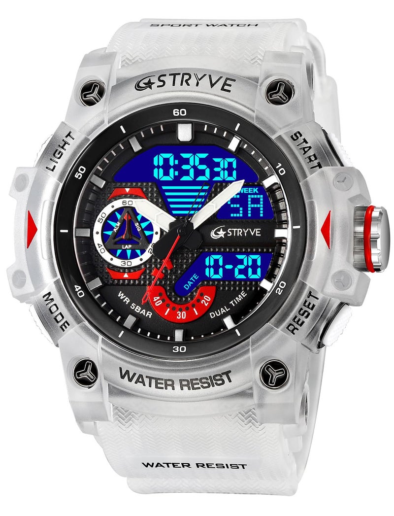 Gosasa Men's Watches Multi Function Military S-Shock Sports Watch LED Digital Waterproof Alarm Watches - Image 1