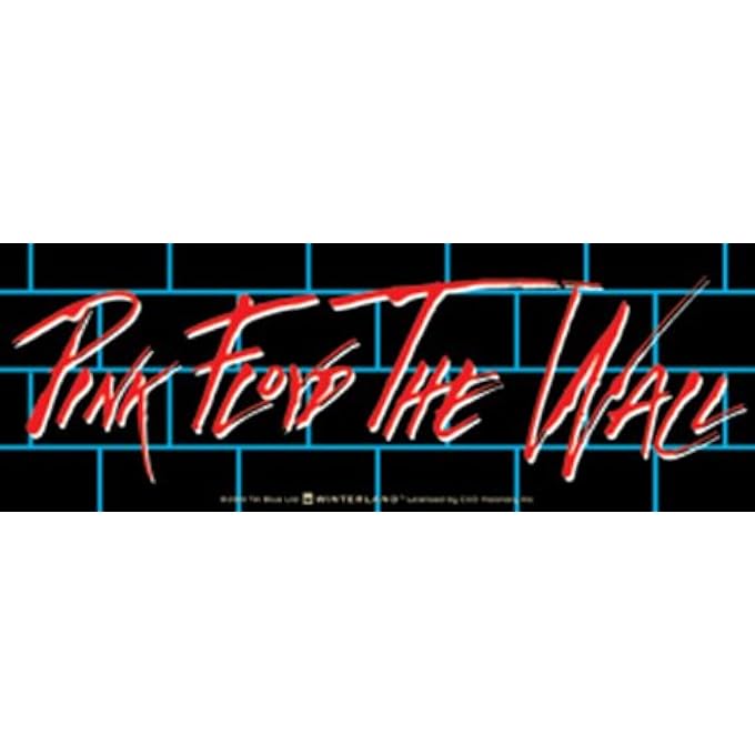 rayihni Licenses Products Pink Floyd Block Wall Sticker