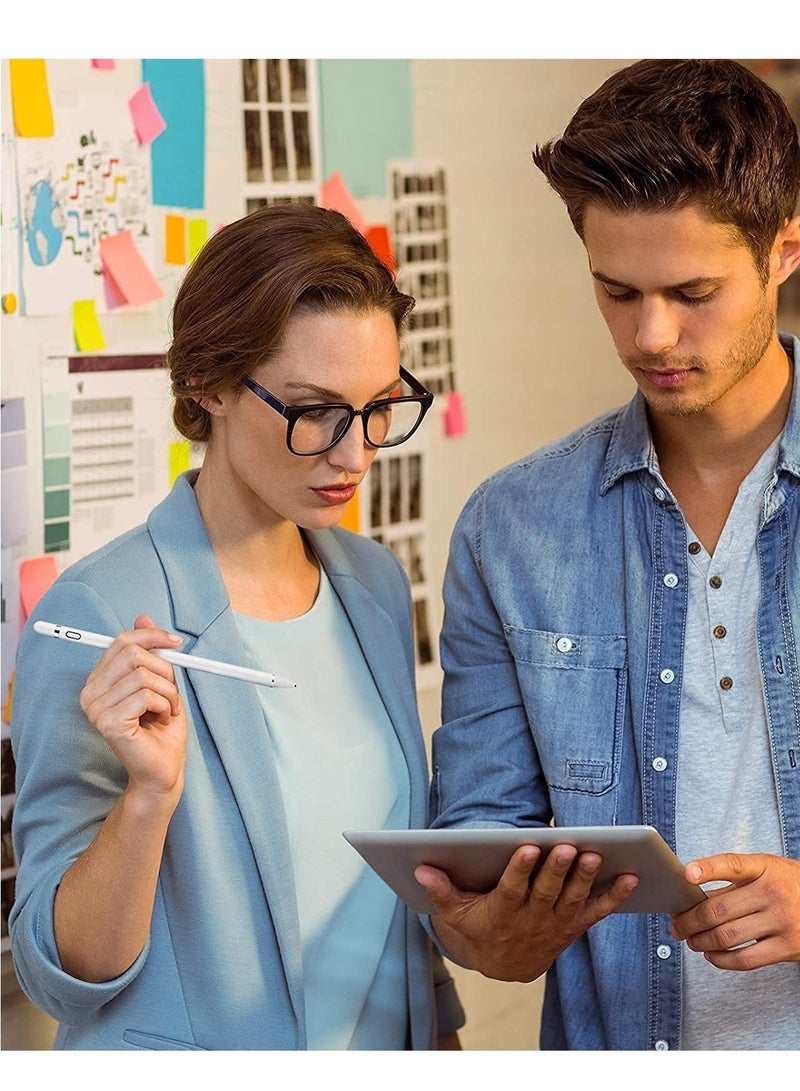 Stylus Pen Touch Screen Pencil: Active Stylus Pens Compatible for Apple iPhone iPad HP DELL Tablet Phone Laptop Chromebook Kindle Fire - Fine Point Digital Capacitive Drawing Pencil  - Image 3