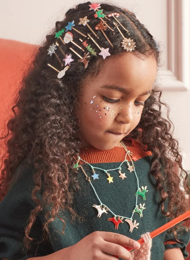 Meri Meri Reindeer Enamel Necklace - Image 1