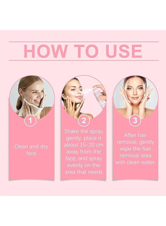 رذاذ تحديد الشعر لحلاقة الوجه، رذاذ تحديد الشعر، رذاذ تحديد شعر الوجه، مجموعة رذاذ مرطب للعناية بالبشرة - Image 5