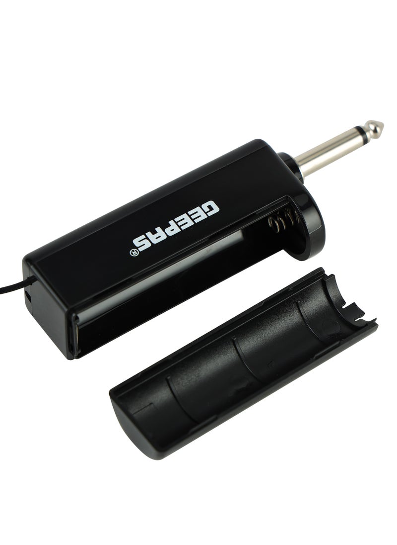 GEEPAS - Geepas UHF Wireless Microphone- GMP15014| High-Quality Sound and Low Noise, Improves Mobility and Flexibility| Select up to 30 Unique Frequencies, Effective Range 100 ft. , Perfect for Live Performers - Image 1