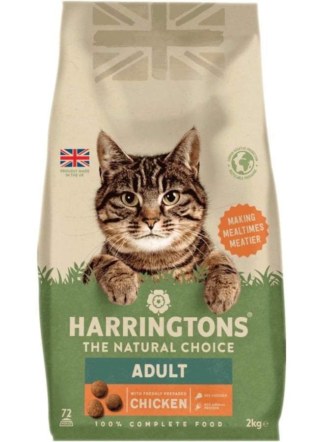 Harringtons Complete Chicken Adult Dry Cat Food 2KG - Image 1