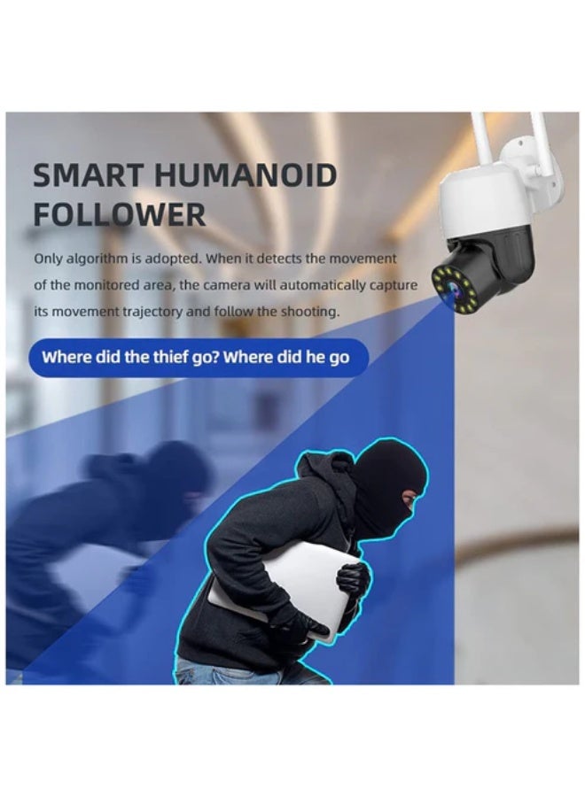 كروني كاميرات مراقبة لاسلكية كروني Ec131، رؤية ليلية كاملة الألوان، 1.5 بوصة، آلات كرات، 4 كاميرات واي فاي، صوت كشف الإنسان، 1080 بكسل، تدعم الصوت ثنائي الاتجاه، مناسبة للسيناريوهات الداخلية والخارجية - Image 3