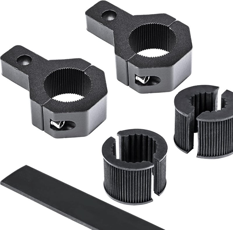 LAMPHUS Off-Road ATV UTV Light Bar Mounts Mounting Bracket Mini Bar Clamp Kits [0.75"/1"/1.25" Inch] [Vertical Bar] [Aluminium] [2 Unit] Bull Bar UTV Roll Bar Clamp Tube Roll Cage Clamps Mount for ATV UTV - Image 1