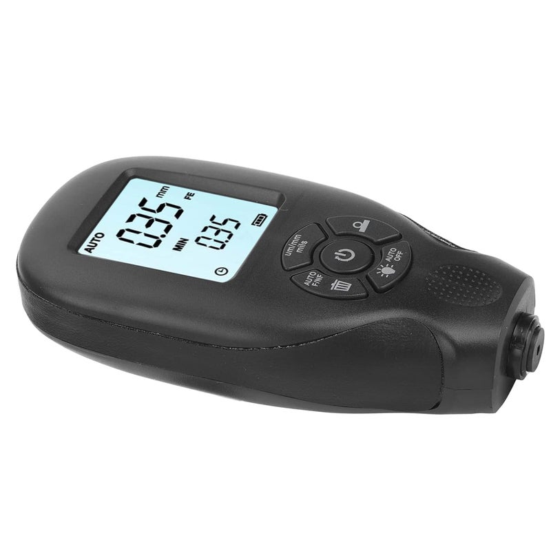 مقياس سمك الطلاء 0-2000 ميكرومتر لاختبار طلاء المعادن، مضغوط ودقيق باستخدام الحث الكهرومغناطيسي - Image 5