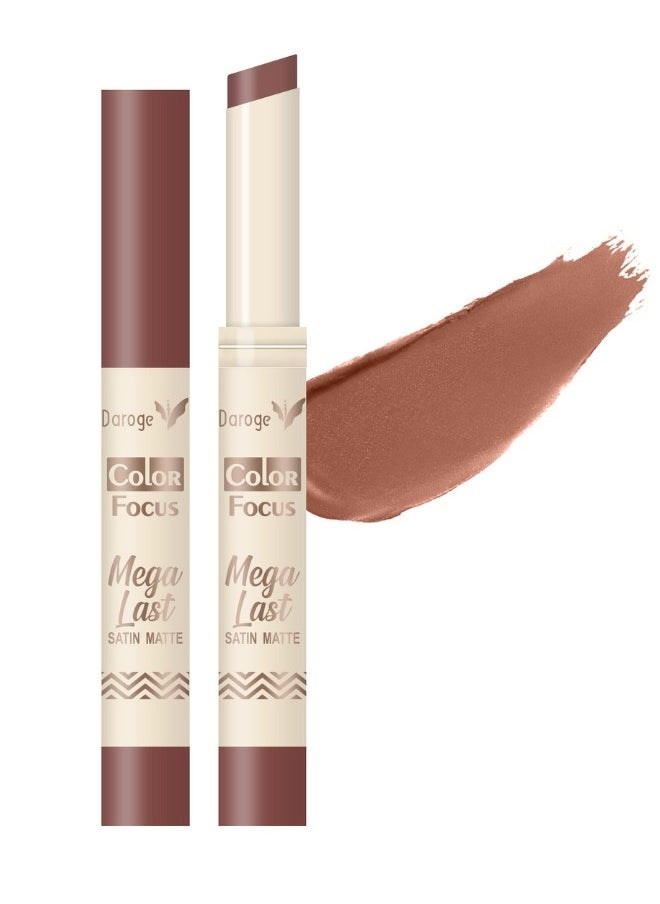 daroge Color Focus Mega Last Satin Matte Nude Lipstick Brownish  - Image 1