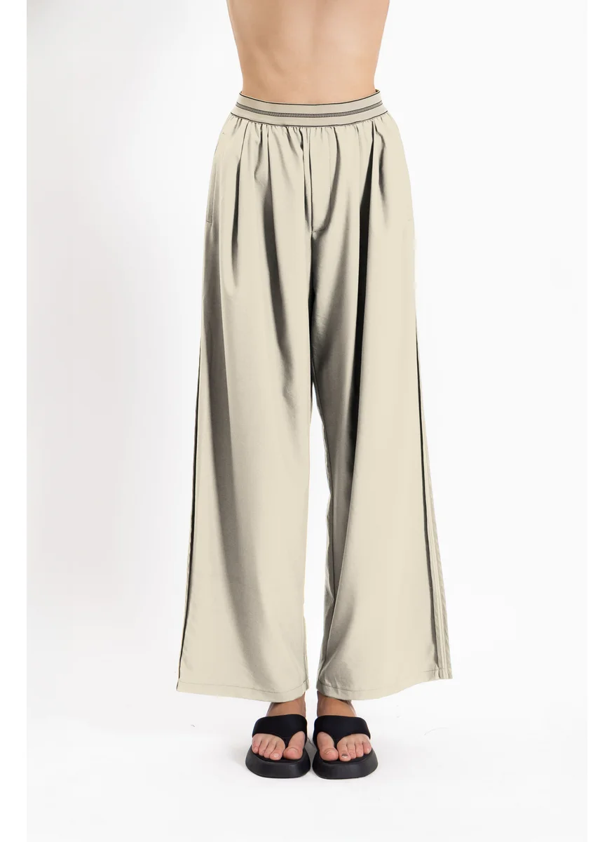 شايبس DETAILED WIDE LEG COMFORT TROUSERS