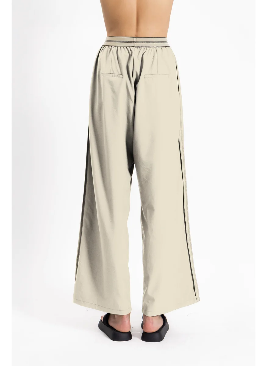 شايبس DETAILED WIDE LEG COMFORT TROUSERS