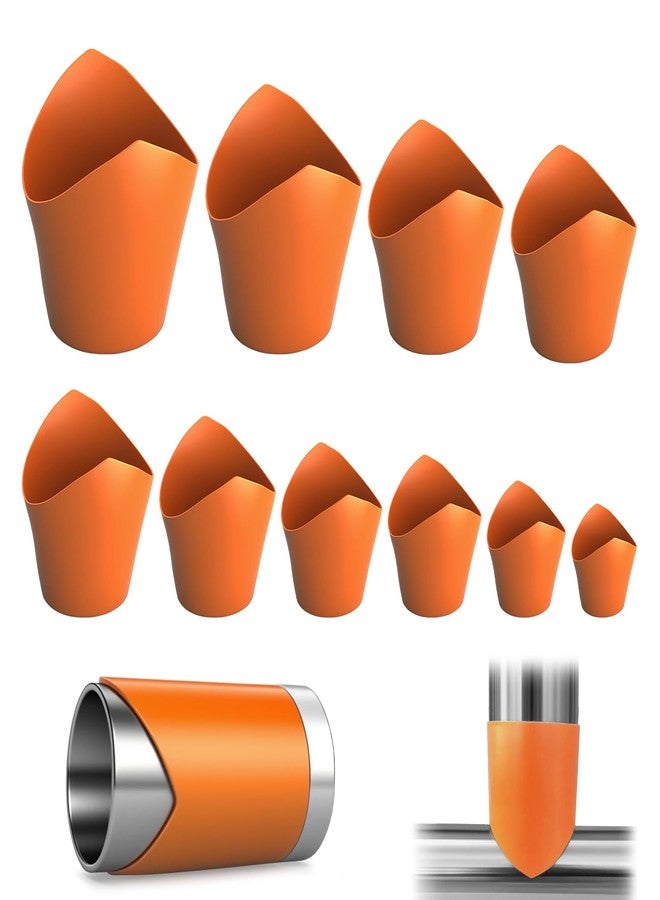 Canumer 10 Pcs Pipe Saddle Template Cutting Guide Set, Precision Wrap Around Pipe Notcher & Insulation Cutting Tool Kit, Accurate Arc Edge Tube Cutter Templates for Welding & Plumbing (DN20mm - DN200mm) - Image 1